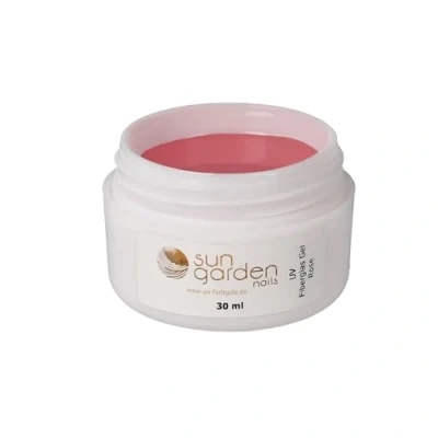 Abbildung von Sun Garden Nails Nagellack 30 ml UV Fiberglas Gel Rosé Klar