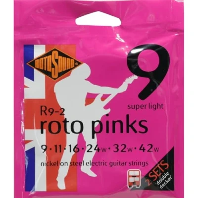 Abbildung von RotoSound R9DD Saiten E Gitarre 9 42
