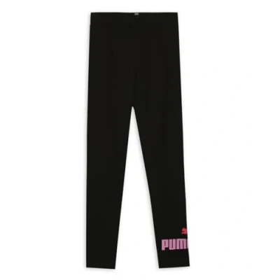 Abbildung von Puma Mädchen Logo Leggings G Strumpfhose, Black mauved Out, 176 EU