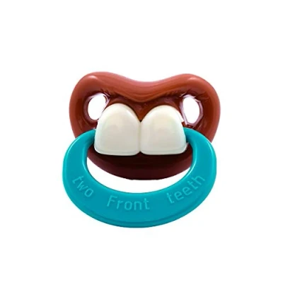 Abbildung von Billy Bob Pacifiers 50090R Zwei Zähne lustige Schnuller
