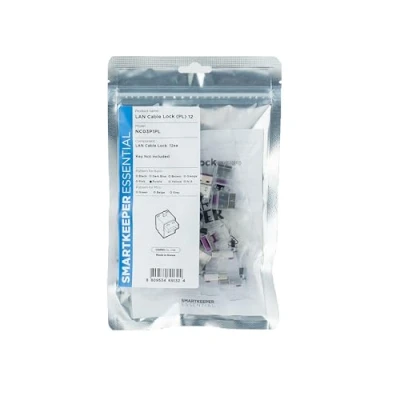 Abbildung von SmartKeeper Essential / 12 x LAN Cable Locks ohne Lock Key Basic/Lila