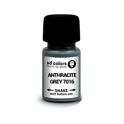 Abbildung von SD COLORS LACKSTIFT RAL 7016 ANTHRAZITGRAU Ausbesserungslack, 15 ml Farbe Holz Metall Möbel Auto Bad Retuschierlack