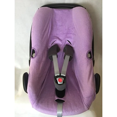 Abbildung von Sommerbezug Schonbezug Frottee von EKO passend für Maxi cosi Rock, Pebble, Pebble Pro und plus 100% Baumwolle lila