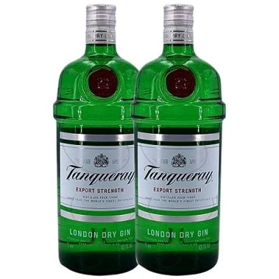 Abbildung von Gin Tanqueray Rakete Flasche 1 L (Schachtel mit 2 von L)