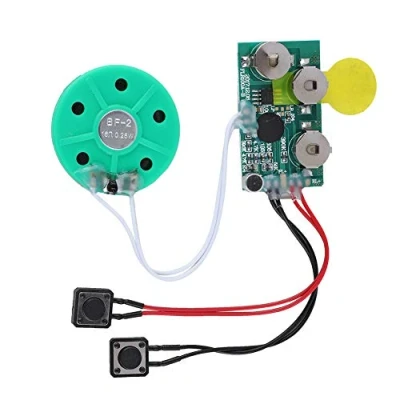 Abbildung von Diyeeni Soundmodul, Sound Modul, 4 Minuten DIY Grußkarten Chip Modul für Karten, Spielwaren, Geschenke, Tasten Kontrolliert