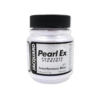 Abbildung von Jacquard Pearl Ex Pigment .5 Oz Interference Blue