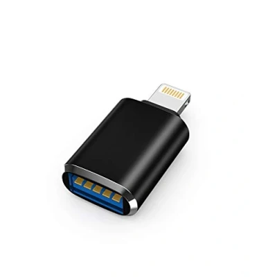 Abbildung von für Lightning Stecker auf USB Buchse Adapter OTG Kabel Apple iPhone 11 12 13 14 Pro Max XS XR SE2 7 8plus iPad Air3 A Kamera Speicherkarte Anschluss