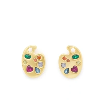 Abbildung von kate spade new york Paint THE TOWN STUD Ohrringe multicoloured, Damen, Größe: One Size, Multi coloured