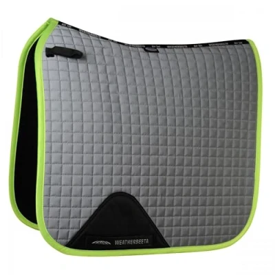 Abbildung von Weatherbeeta Schabracke Reflective Prime Dressur Silber/Gelb Warmblut