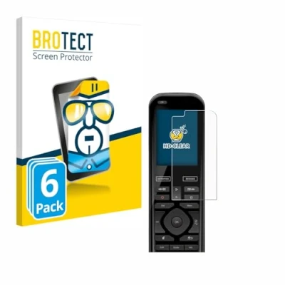Abbildung von BROTECT (6 Stück Schutzfolie für Logitech Harmony 950 Displayschutz Folie Ultra Klar
