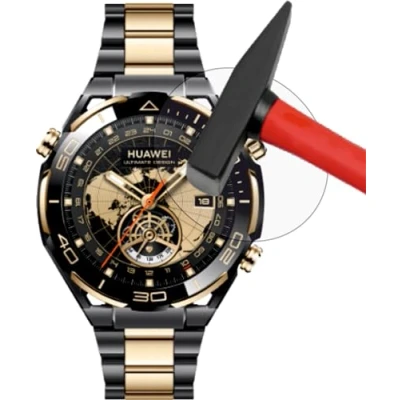 Abbildung von EnWi 2x Extrem harte 9H Display Schutz Folie KLAR für Huawei Watch Ultimate Design