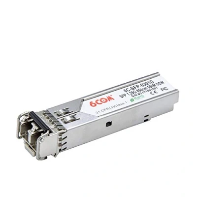 Abbildung von 6COMGIGA Gigabit SFP Transceiver, 1000BASE SX LC Multimode Modul kompatibel für Netgear AGM731F, MMF, 850 nm, 551 m