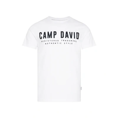 Abbildung von Camp David Tshirt print, Herren, Größe: XXL, Opticwhite