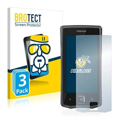 Abbildung von BROTECT Schutzglas für Orderman 7 plus (3 Stück) Schutzfolie Panzer Folie Glas [Extrem Kratzfest 9H, Anti Fingerprint, Ultra Transparent]