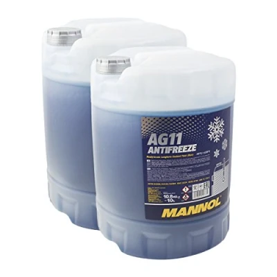 Abbildung von 2X MANNOL MN4011 10 Longterm Antifreeze AG11 40C Kühlerfrostschutz 10L