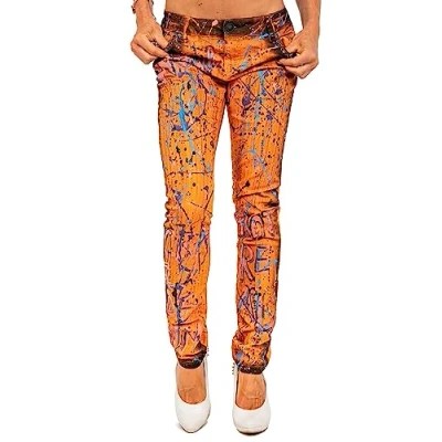 Abbildung von Cipo &amp; Baxx Damen Jeans WD445 bans Orange W29/L34