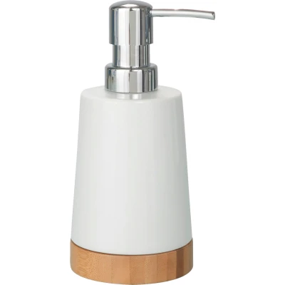 Abbildung von WENKO Seifenspender Bamboo, (1 tlg), Keramik, 330 ml
