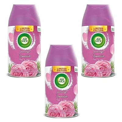 Abbildung von 3x Air Wick Freshmatic Lufterfrischer Zauberhafte Rosenblüte Nachfüller je 250ml