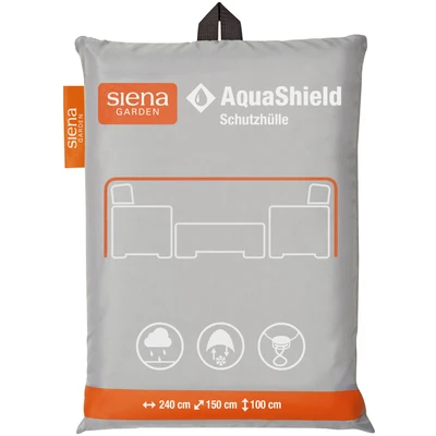 Abbildung von Siena Garden Gartenmöbel Schutzhülle &quot;AquaShield&quot;, Sitzgruppenhülle 240x150x100 cm
