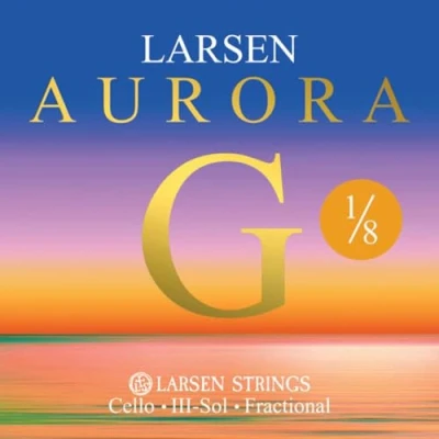 Abbildung von LARSEN STRINGS Aurora Cello Saiten Medium G 1/8
