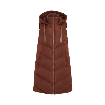 Abbildung von Threadbare Weste, Damen, Größe: 38, Bitter choc