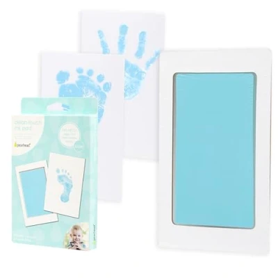 Abbildung von Pearhead Clean Touch Fuß und Handabdruck, Blau