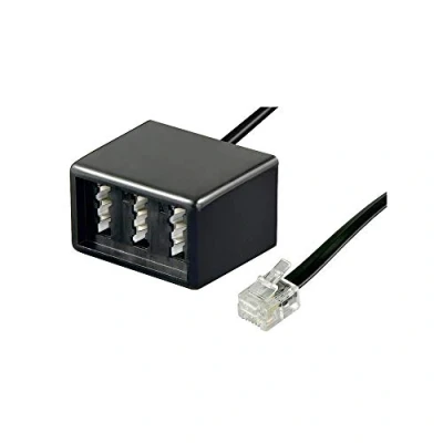 Abbildung von Goobay 95139 TAE Adapter, F Stecker &gt; RJ45 Buchse (8P2C)