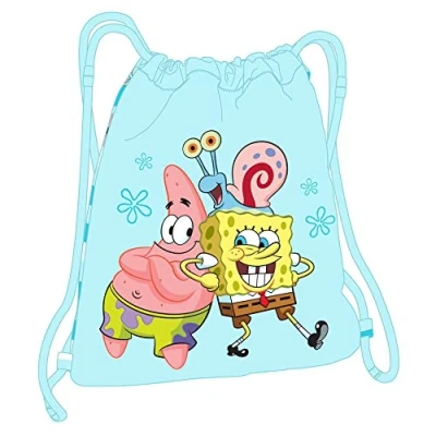 Abbildung von safta Unisex Jugend 612291855 Plansack Junior Spongebob Stay Positive 26 x 34 1 cm, Multicolor, 26x1x34 cm