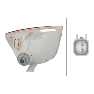 Abbildung von HELLA 2ZR 354 063 021 Rückfahrleuchte P21W mit Lampenträger, ohne Glühlampe FORD: Focus Mk1 Schrägheck