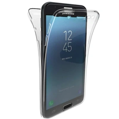 Abbildung von ebestStar kompatibel mit Samsung Galaxy J3 2017 Hülle SM J330F Integrales Silikongel Gehäuse Handyhülle Schutzhülle Full TPU Case Cover, Transparent [Phone: 143.2 x 70.3 7.9mm, 5.0&#039;&#039;]