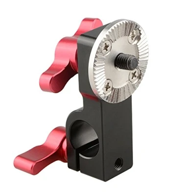 Abbildung von CAMVATE 15 mm Rod Clamp mit Rosette Standered Zubehör (schwarz Daumenschraube)