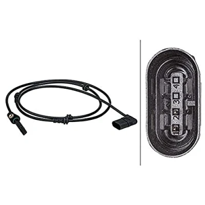 Abbildung von HELLA 6PU 012 679 451 ABS Sensor Vorderachse aktiver 4 1485 MERCEDES BENZ: C Klasse T modell, Limousine