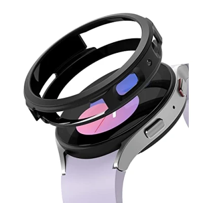 Abbildung von Ringke Air Sports Kompatibel mit Samsung Galaxy Watch 5 Hülle [40mm] Flexible Leichte TPU Robuste Kratzfeste Schutzhülle Schwarz