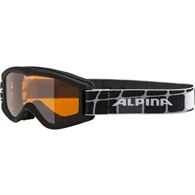 Abbildung von ALPINA CARVY 2.0 Beschlagfreie, Extrem Robuste &amp; Bruchsichere Skibrille Mit 100% UV Schutz Für Kinder, black matt, One Size