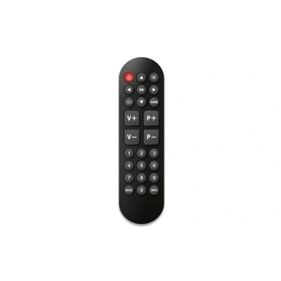 Abbildung von Universal TV Fernbedienung für Verschiedene Marken Fidelio Easy 5 ohne Programmierung mit großen Tasten, speziell Senioren: Samsung, LG, Sony, Philips und Panasonic Fernseher.