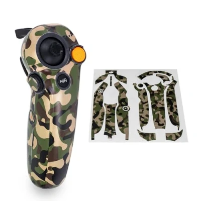 Abbildung von WRAPGRADE Folie Aufkleber Kompatibel mit DJI RC Motion 3 (Woodland CAMO)