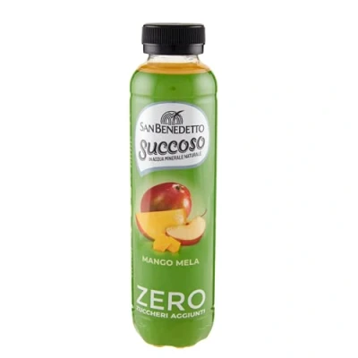 Abbildung von 24x San Benedetto Succoso zero Mango e mela und Apfel PET flasche ohne zucker 40cl ACE Fruchtsaft saft