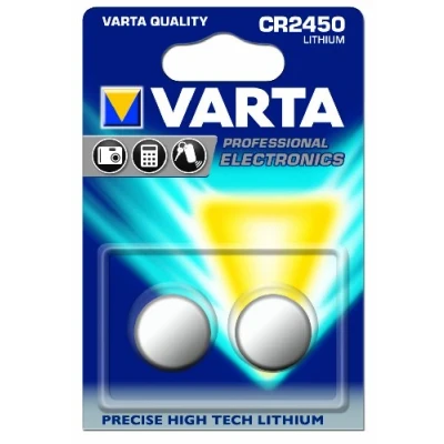 Abbildung von 1 x VARTA Knopfzelle CR2450 Lithium 3 V CR 2450 DL2450