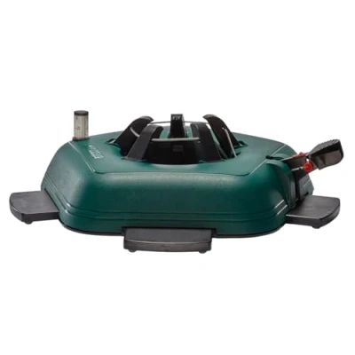 Abbildung von Krinner® Tree Genie L Christbaumständer Weihnachtsbaumständer mit extra Stabilisierungsfüße Baumhöhe 3,30m inkl. Fußpedal und 3,8 Liter Wassertank 94735