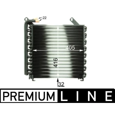 Abbildung von Ölkühler, Motoröl MAHLE ORIGINAL CLC 35 000P
