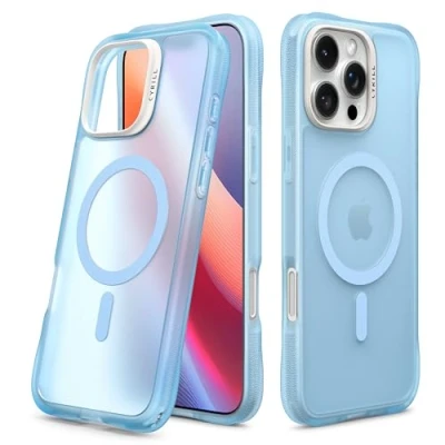 Abbildung von CYRILL von Spigen UltraSheer Mag Hülle Kompatibel mit iPhone 16 Pro (2024) Baby Blue