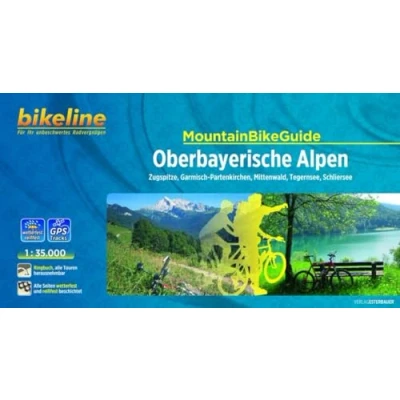 Abbildung von bikeline MountainbikeGuide Oberbayerische Alpen: Zugspitze, Garmisch Partenkirchen, Mittenwald, Tegernsee, Schliersee. 1:35.000, wetterfest/reißfest, alle Touren herausnehmbar, GPS Tracks Download