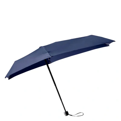 Abbildung von Senz Micro Manual faltbares Sturmschirm midnight blue