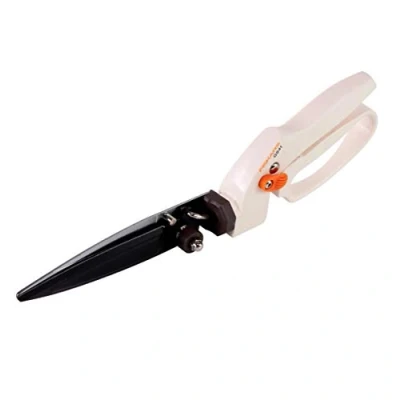 Abbildung von Fiskars Rasenkantenschere GS41 für Form und Rückschnitt von Rasen Hecken, Länge: 35,5 cm, Gewicht: 250 g, Weiß/Orange, FiberComp/Hochwertiger Stahl, Light, 1026917