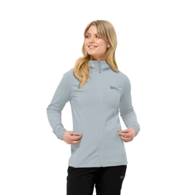 Abbildung von Jack Wolfskin Baiselberg FZ Outdoorjacke, Damen, Größe: Medium, Soft blue