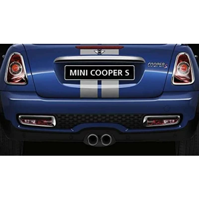 Abbildung von Mini 51132753603 Kofferraum Griffleiste, Originalteil, Chrom, geeignet für R55 R56 R57 R58 R59