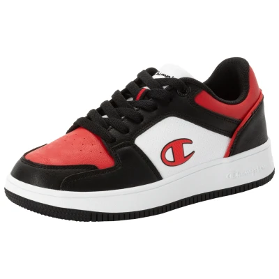 Abbildung von Champion Rebound 2.0 LOW Unisex Basketballschuh für Kinder, Größe: 38, Black/red/white Schuhe