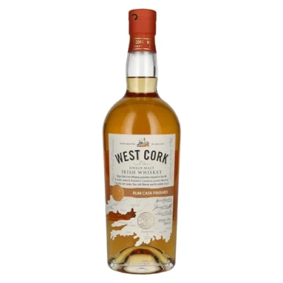 Abbildung von West Cork 12 Years Old Irish Whiskey Rum Cask Finish Limited Release (1 x 0.7 l)