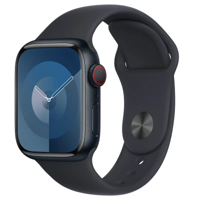 Abbildung von Apple Watch Armband Original Silikon und TPU (weich) Dunkelblau Geeignet für Series 1 9 / SE