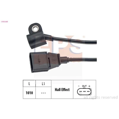 Abbildung von EPS 1.953.565 Sensor, Nockenwellenposition Made in Italy OE Equivalent AUDI: A4 B6 Avant, B7 B5 Limousine